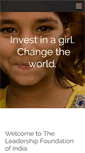 Mobile Screenshot of leadershipfoundationindia.org